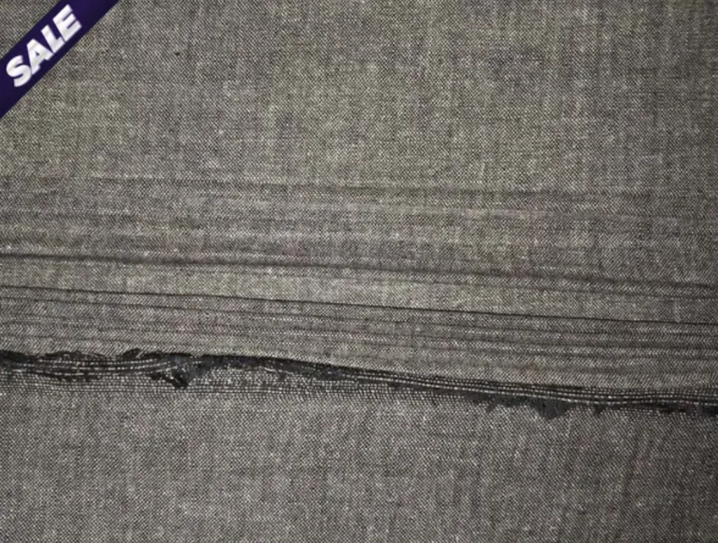 BLACK PURE COTTON DRESS MATERIAL FOR MEN