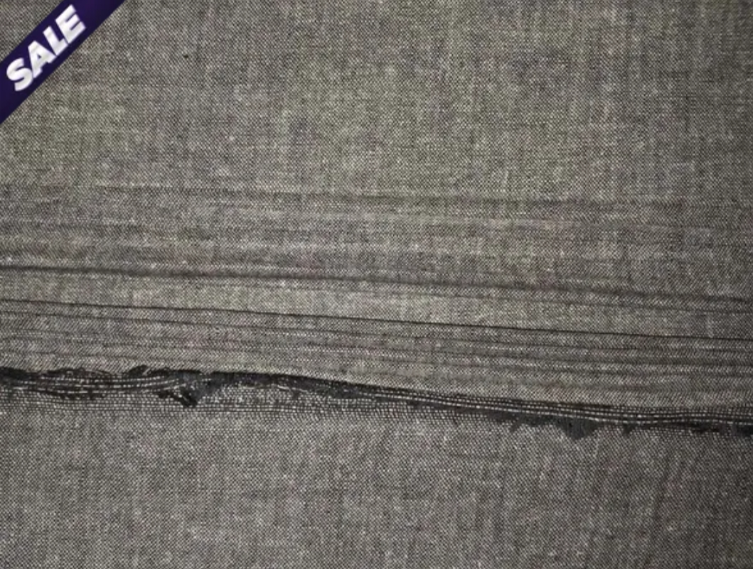 BLACK PURE COTTON DRESS MATERIAL FOR MEN