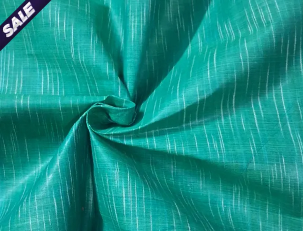SEA GREEN COLOUR COTTON DRESS MATERIAL FOR UNISEX