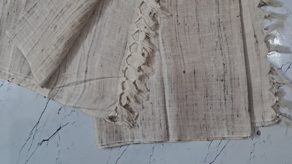 BEIGE COLOUR KATIA BLEND COTTON CHADDAR OR ANGAVASTRA FOR MEN