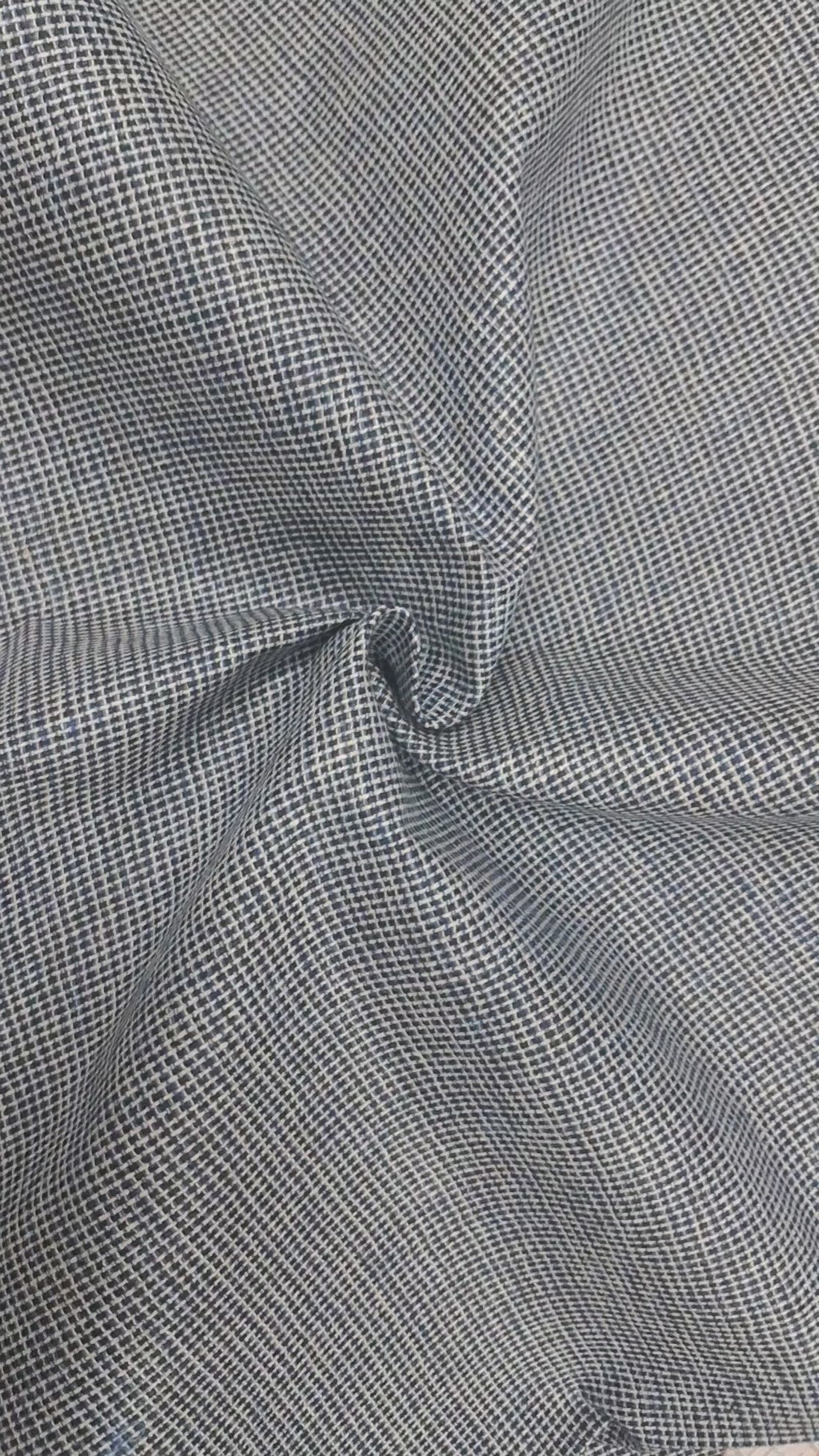 BLACK & WHITE CHECKS PURE COTTON 4 PLY FABRIC FOR PANT , COAT ETC.